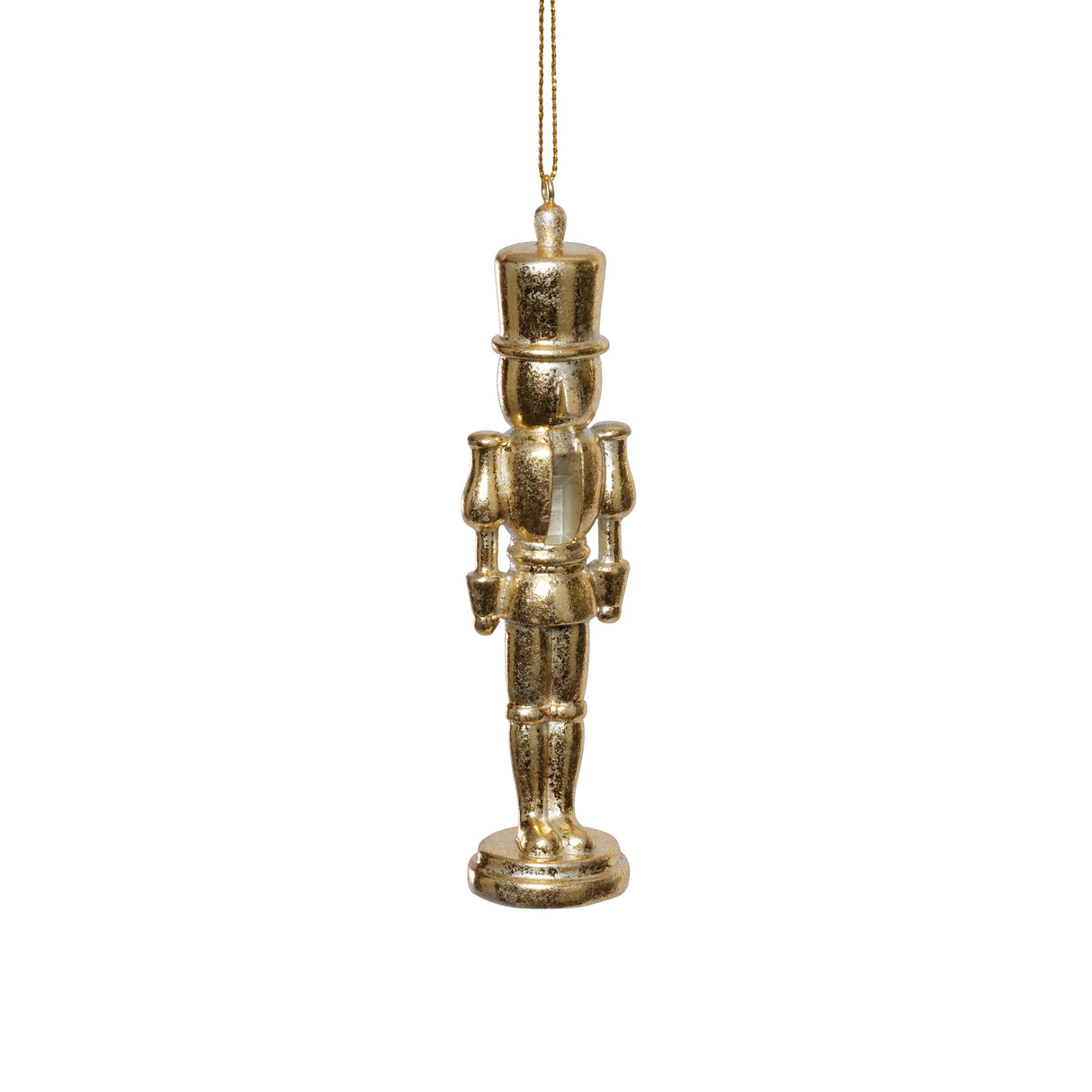 Zodax Silver & Gold Hartwin Metallic Nutcracker Holiday Hanging Ornaments, Set of 6