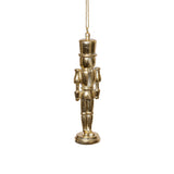 Zodax Silver & Gold Hartwin Metallic Nutcracker Holiday Hanging Ornaments, Set of 6