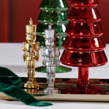 Zodax Silver & Gold Hartwin Metallic Nutcracker Holiday Hanging Ornaments, Set of 6