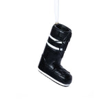 Zodax Black Aprs Ski Boot Holiday Ornaments, 6 Hanging Pieces (3 Sets of 2 Assorted Sizes)