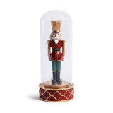Zodax LED Soldier in Glass Cloche Christmas Tabletop Ornament