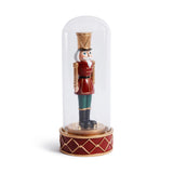 Zodax LED Soldier in Glass Cloche Christmas Tabletop Ornament