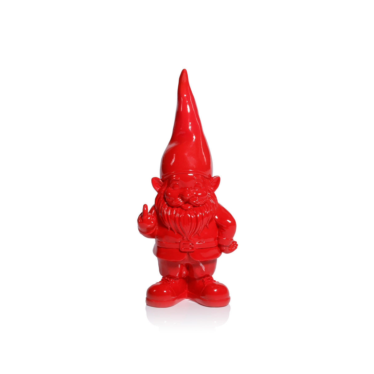 Zodax 9" Whimsical Fun Gesture Gnome Holiday Tabletop Figurines, Set of 2