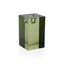 Zodax Square Column Green Romy Decorative Crystal Glass Taper Candle Holder