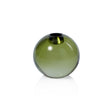 Zodax Round Green Romy Decorative Crystal Glass Taper Candle Holder