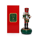 Zodax Nutcracker's Melody Round Base Holiday Music Box, Set of 3 Assorted