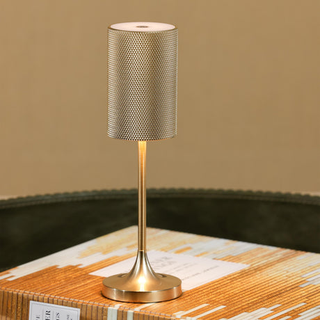 Zodax Gold Rechargeable Table Light