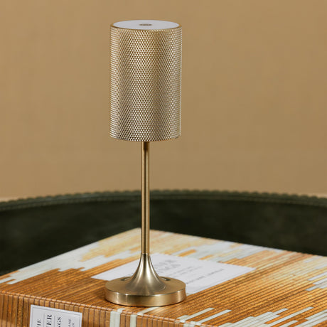 Zodax Gold Rechargeable Table Light