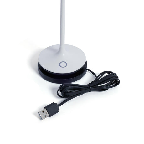 Zodax Luna White Rechargeable Table Light