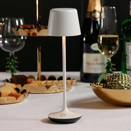 Zodax Luna White Rechargeable Table Light