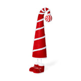 Zodax 19" Whimsical Candy Cane Hat Christmas Figure