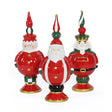 Zodax Hand-Painted Ceramic Cookie Jar, Set of 3 Assorted Styles