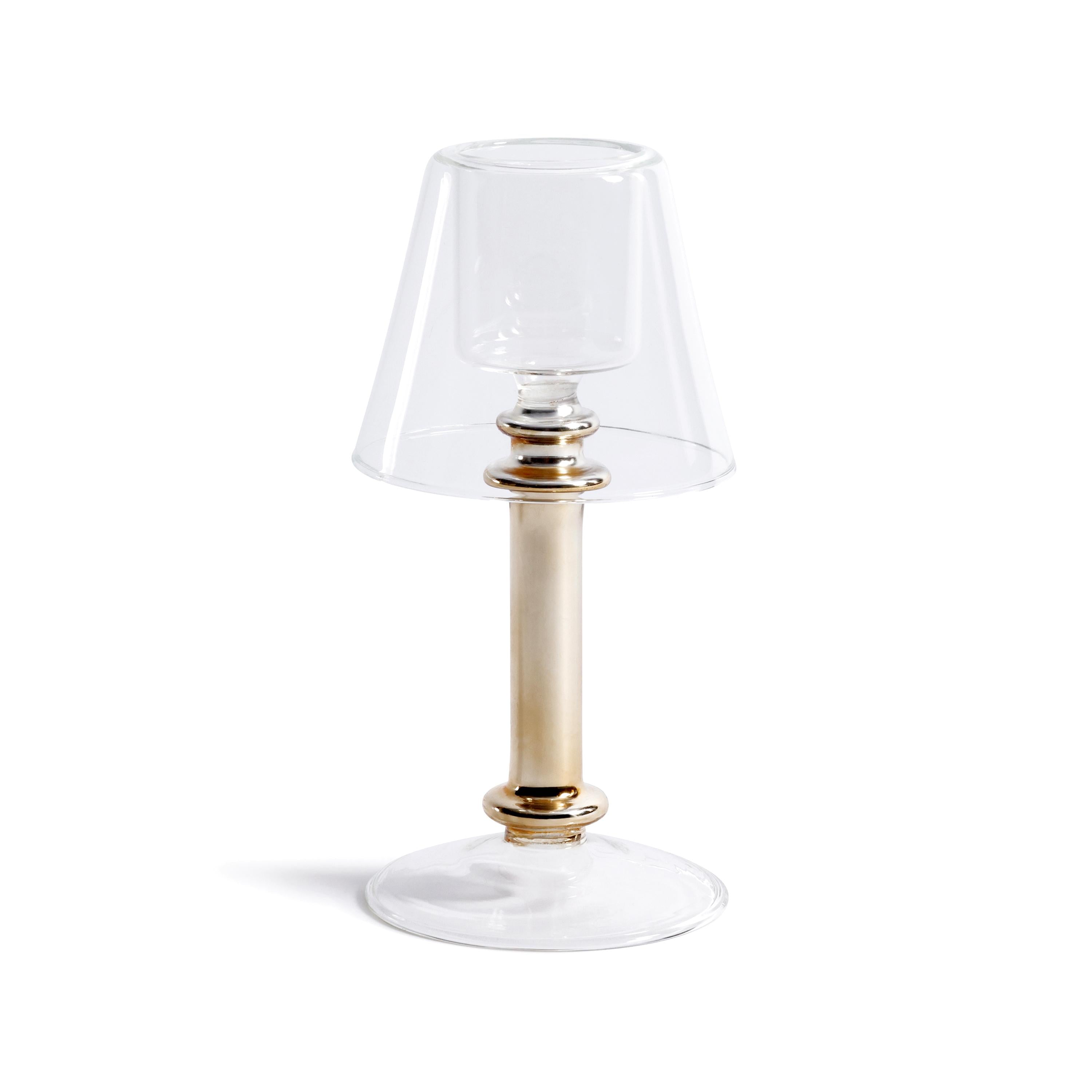 Zodax Isola Glass Candle Holder - Thumbnail 3