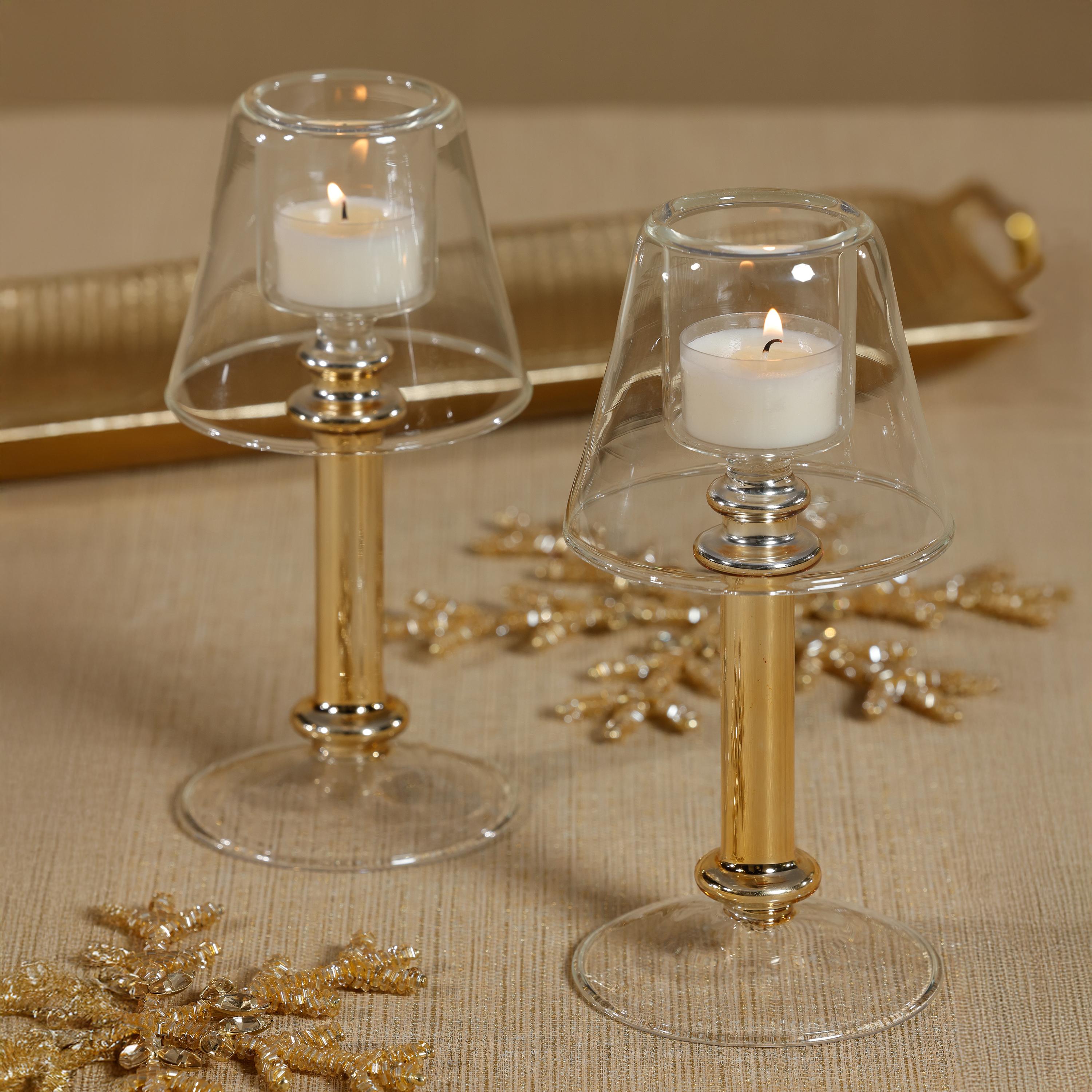 Zodax Isola Glass Candle Holder - Thumbnail 5