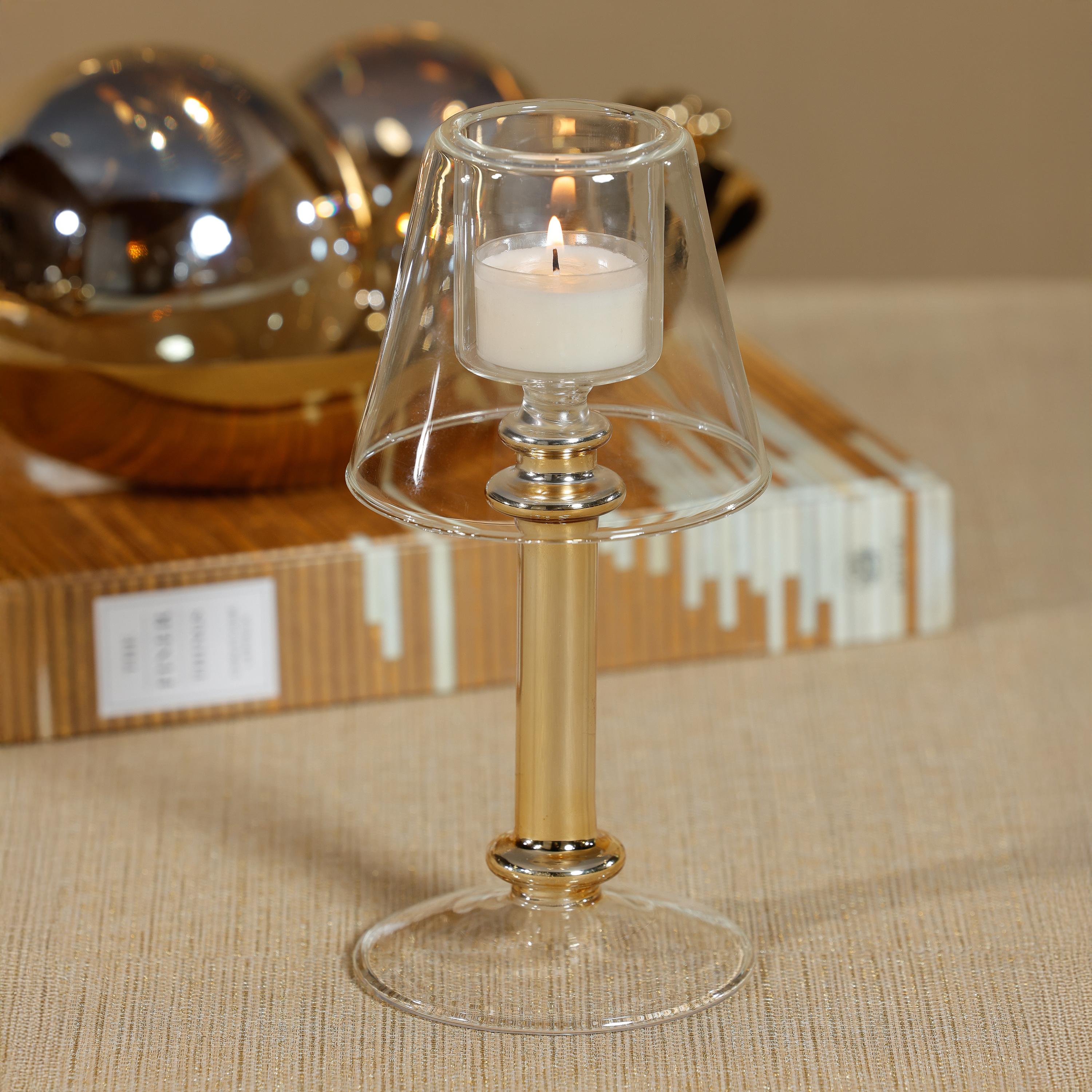 Zodax Isola Glass Candle Holder - Thumbnail 2