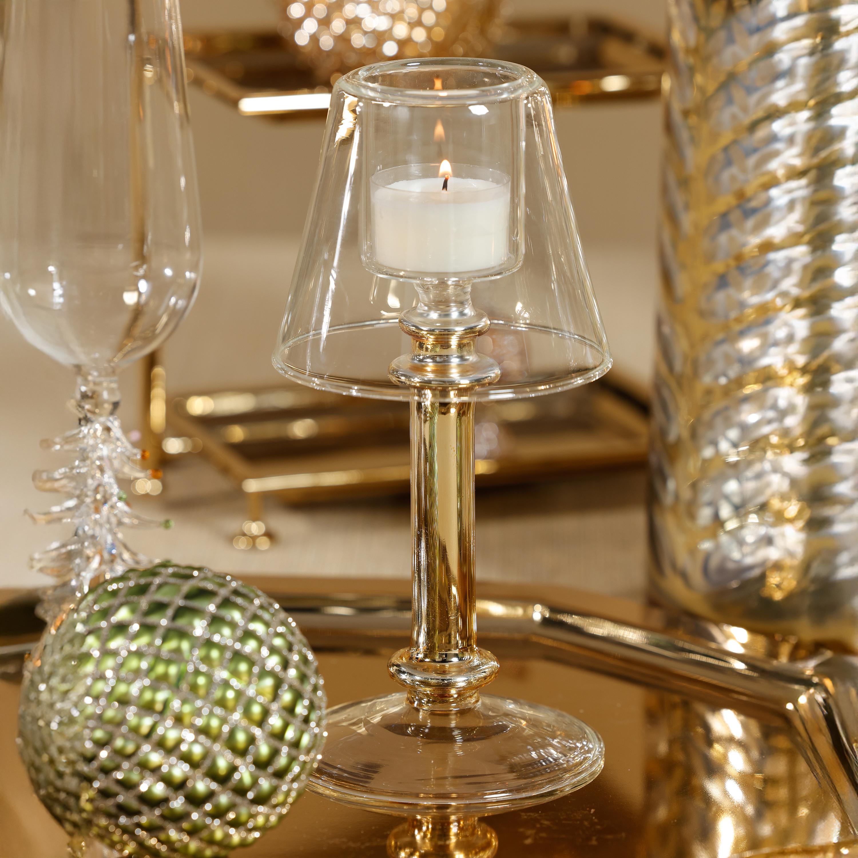 Zodax Isola Glass Candle Holder