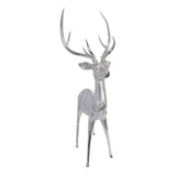 Zodax Corviglia Standing Deer Statue- Aluminum Metal Sculpture