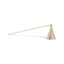 Zodax Gold Christmas Tree Design Brass Candle Snuffer