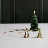 Zodax Gold Christmas Tree Design Brass Candle Snuffer