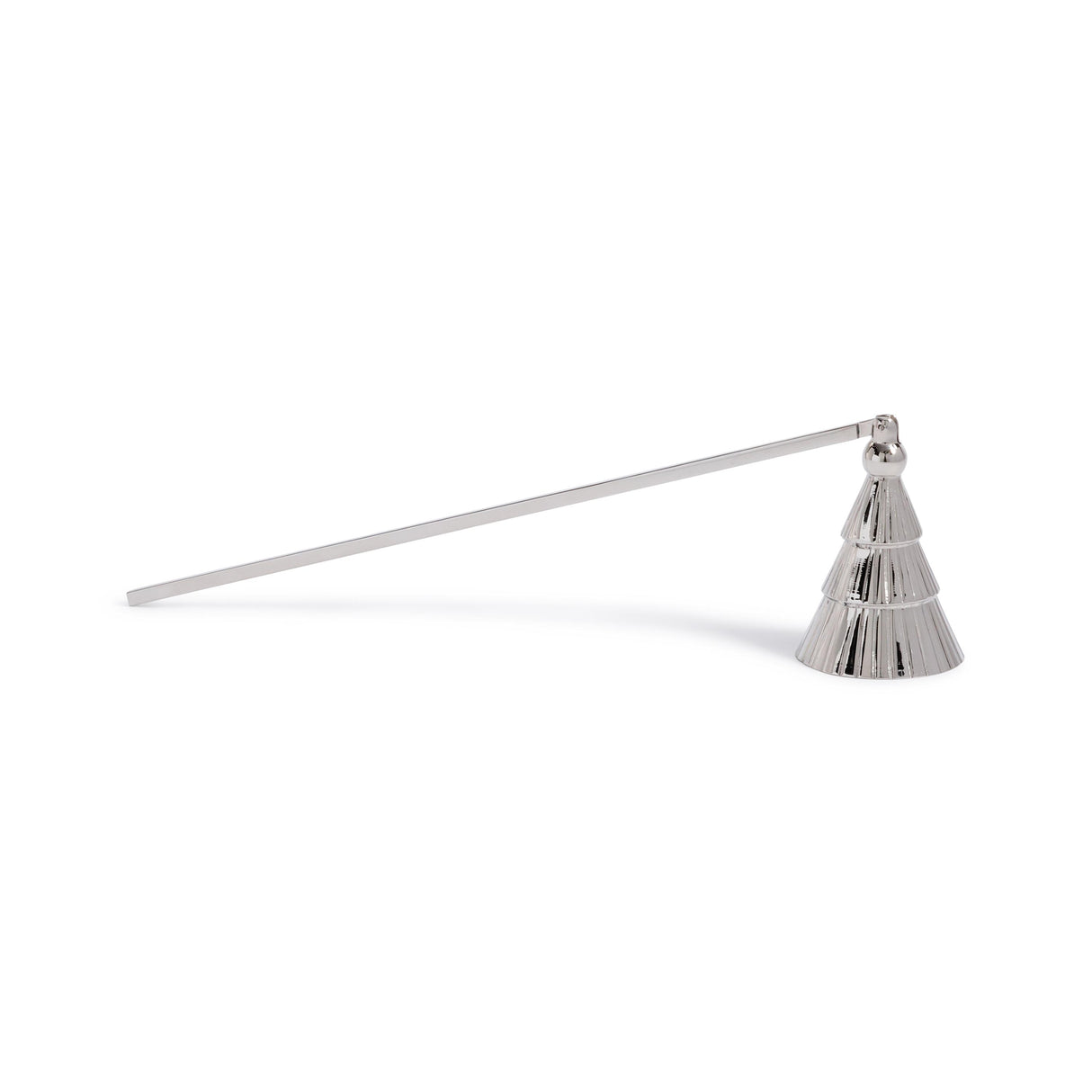 Zodax Nickel Christmas Tree Design Brass Candle Snuffer