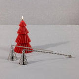 Zodax Nickel Christmas Tree Design Brass Candle Snuffer
