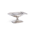 Zodax Nickel Lucente Polished Stainless Steel Footed Serving Dish