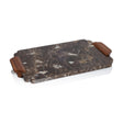 Zodax Large Mocha Marble Charcuterie Tray / Serving Board