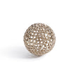 Zodax 6" Reticolo Decorative Gold Metal Orb