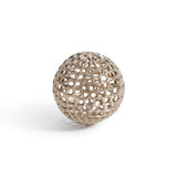 Zodax 6" Reticolo Decorative Gold Metal Orb