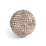Zodax 8" Reticolo Decorative Gold Metal Orb