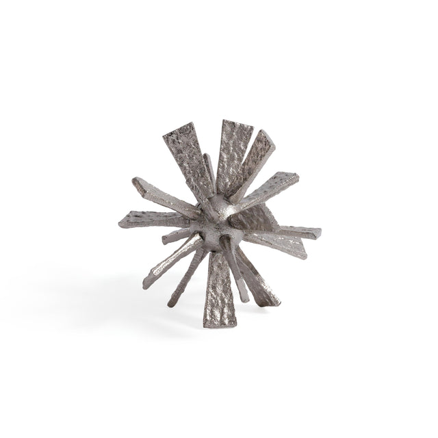 Zodax Small Sculptural Starburst Metal Orb Accent