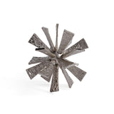 Zodax Large Sculptural Starburst Metal Orb Accent