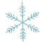 Zodax 10" Blue Beaded Snowflake Christmas Hanging Dcor Ornaments, Set of 12