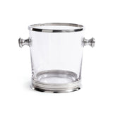 Zodax St. Anton Pewter & Glass Ice Bucket with Handles