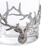 Zodax Small- 9.47 oz/ 280 ml St. Anton Pewter & Glass Rock Glass