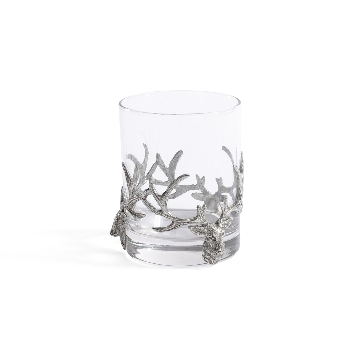 Zodax Large- 13.02 oz/ 385 ml St. Anton Pewter & Glass Rock Glass