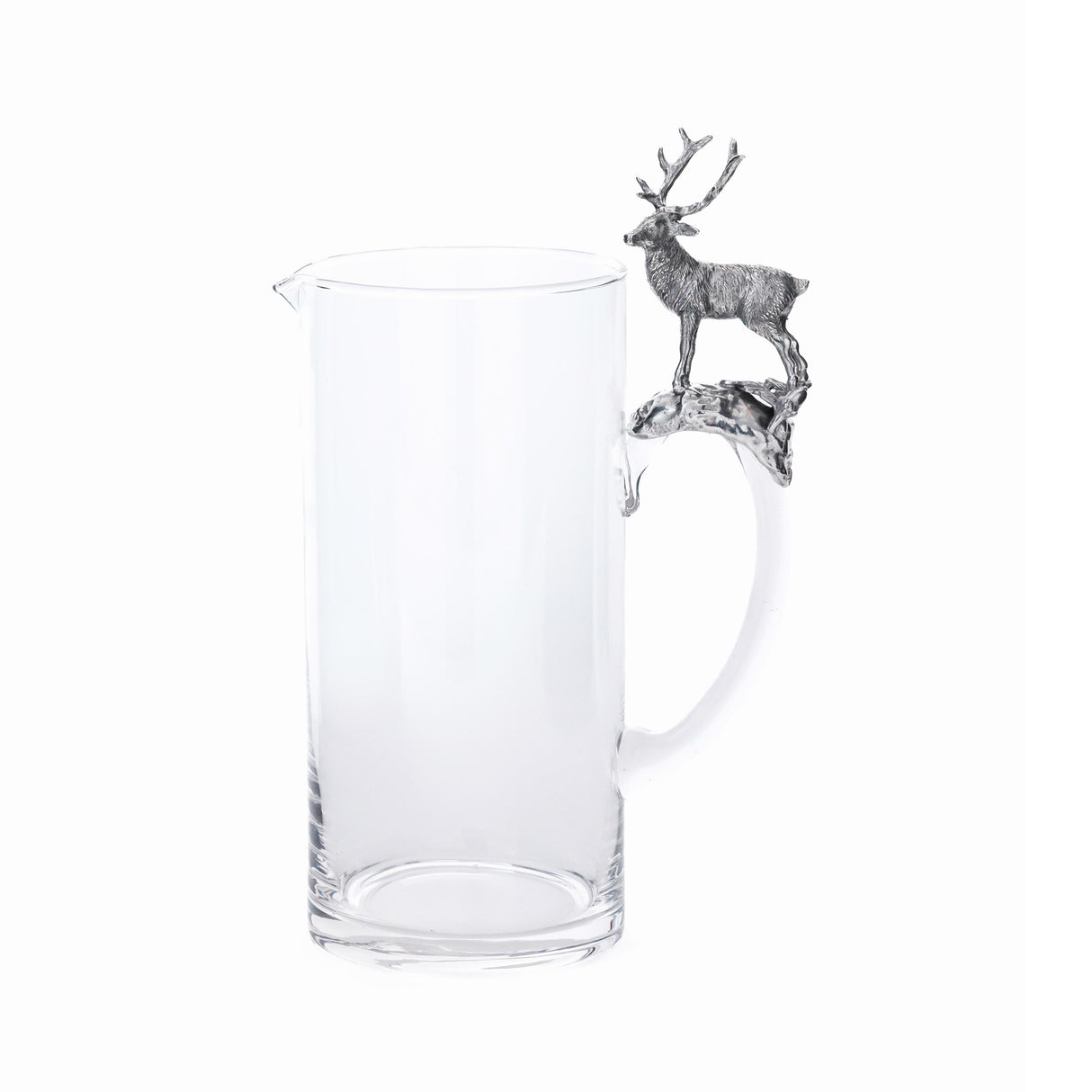 Zodax St. Moritz Pewter & Glass Pitcher