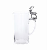 Zodax St. Moritz Pewter & Glass Pitcher