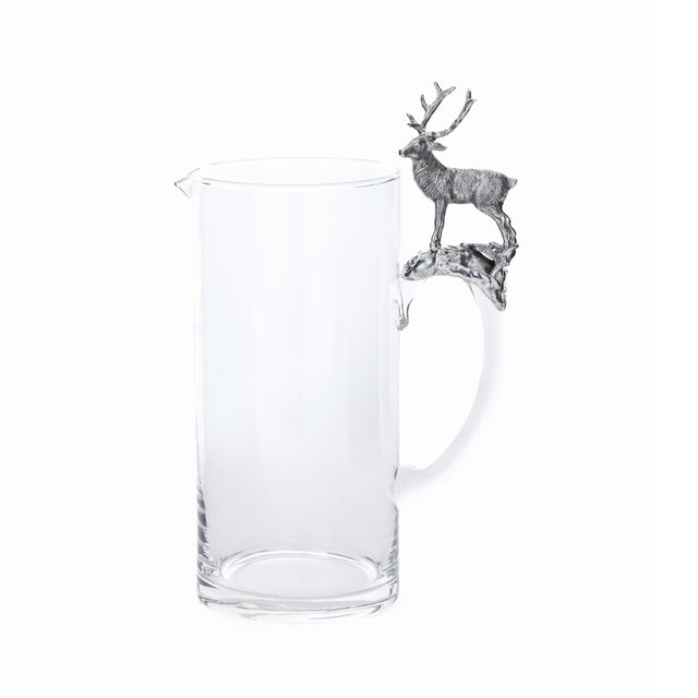 Zodax St. Moritz Pewter & Glass Pitcher