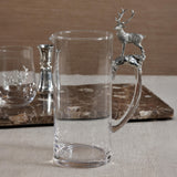 Zodax St. Moritz Pewter & Glass Pitcher