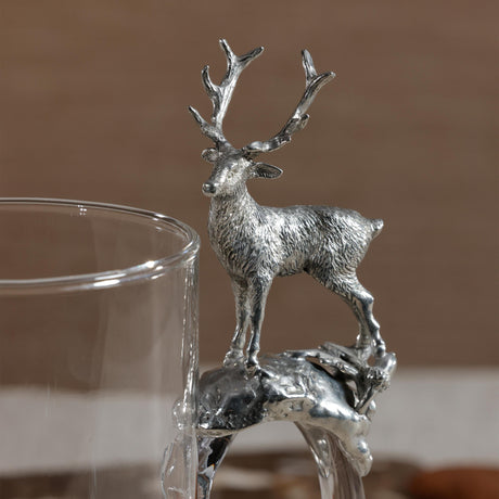 Zodax St. Moritz Pewter & Glass Pitcher