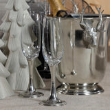 Zodax St. Moritz Pewter Champagne, Wine Cooler / Ice Bucket