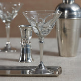 Zodax St. Moritz Pewter & Glass Martini Glass
