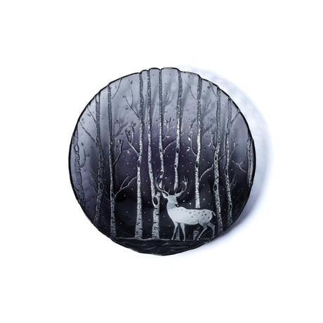 Zodax Smoke Wilderness Glass Serving Bowls, Set of 6 Side Dish & Appetizer Bowls