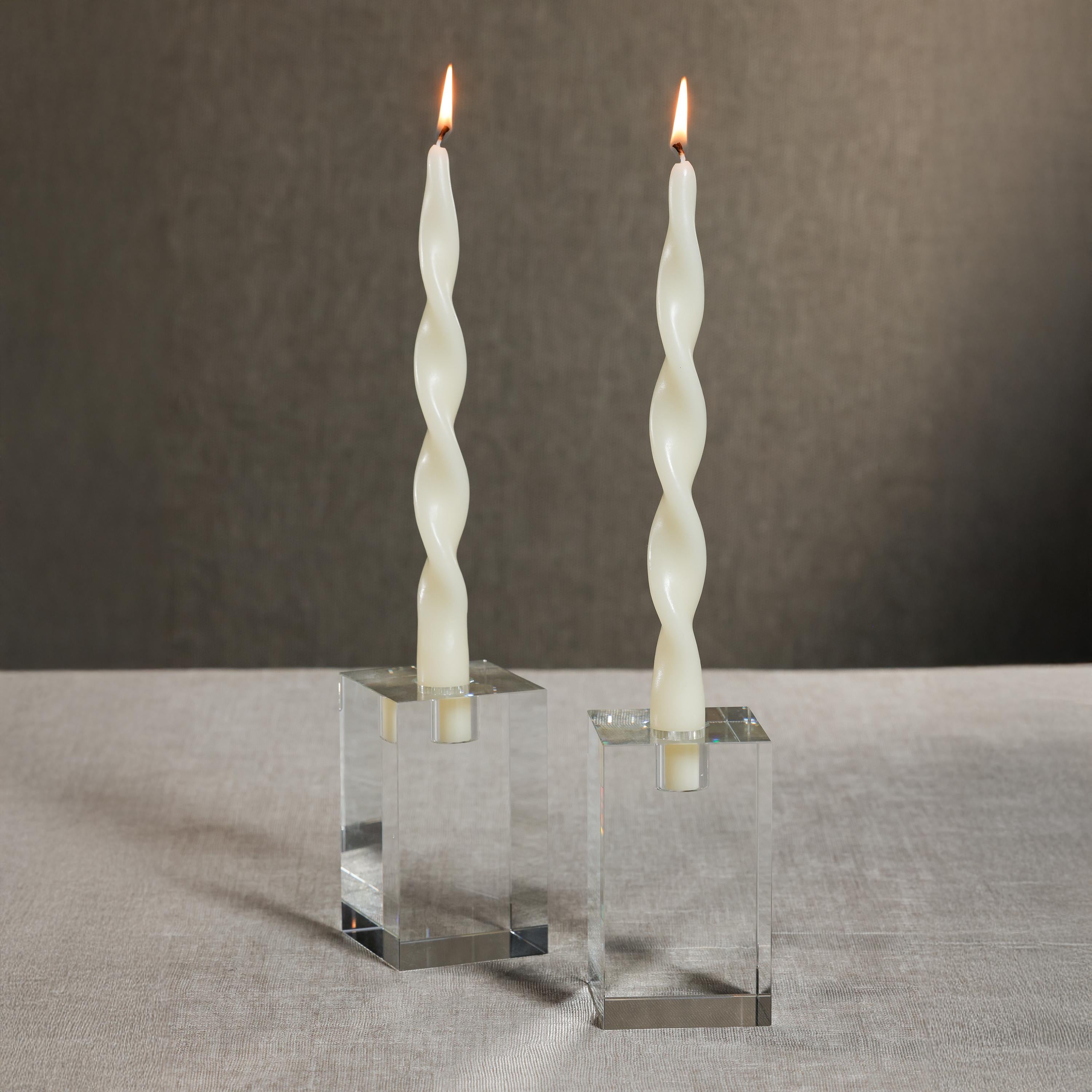 Zodax Lumière Twist Taper Candles - Thumbnail 3