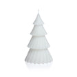 Zodax White Twinkle Tree Decorative Holiday Candles, Set of 6