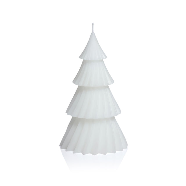 Zodax White Twinkle Tree Decorative Holiday Candles, Set of 6