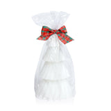 Zodax White Twinkle Tree Decorative Holiday Candles, Set of 6