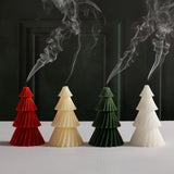 Zodax Ivory Twinkle Tree Decorative Holiday Candles, Set of 6
