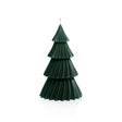 Zodax Green Twinkle Tree Decorative Holiday Candles, Set of 6